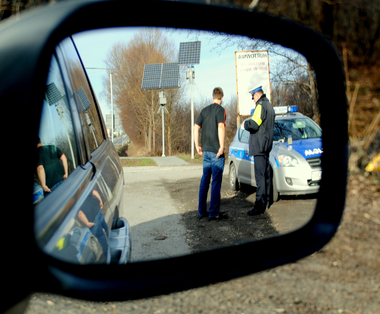 mandat policja kontrola fot. Mateusz Szymański